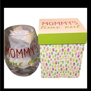 Mommy's Time Out Stemless Wine Glass